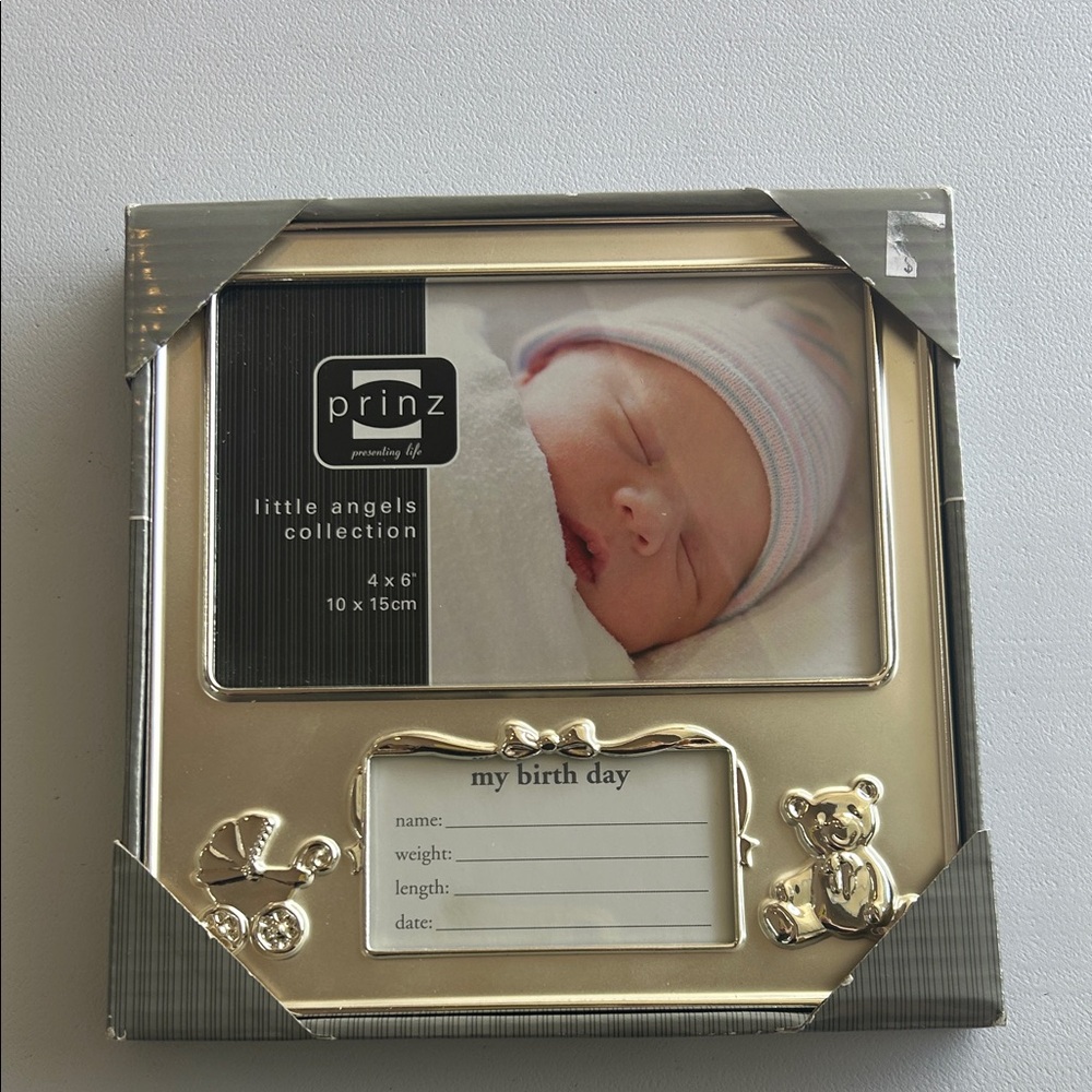Prinz Little Angels Silver Baby Picture Frame